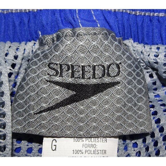Speedo Navy Blue Board Shorts Swim Surf Size Large - Picture 3 of 10